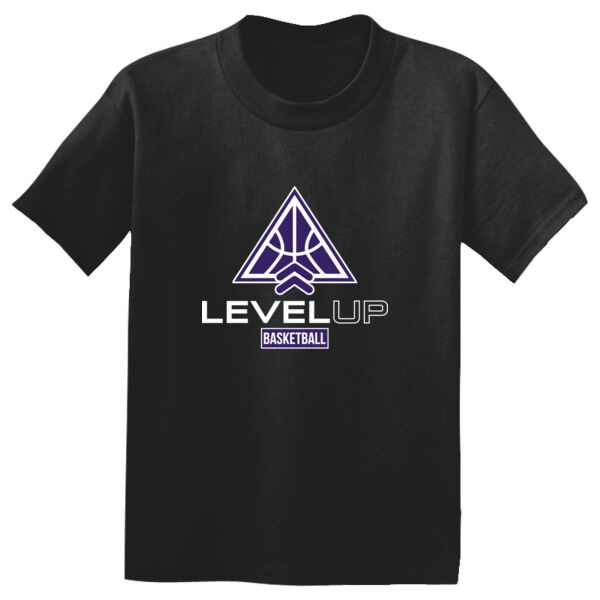 Level Up Basketball Black Youth PosiCharge Competitor Tee Thumbnail