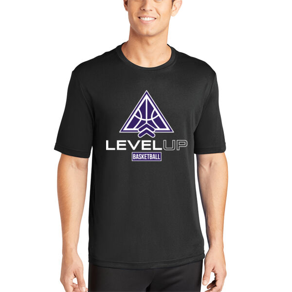 Level Up Basketball Black PosiCharge Competitor Tee Thumbnail