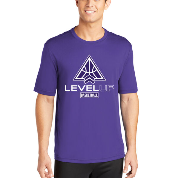 Level Up Basketball Purple PosiCharge Competitor Tee Thumbnail