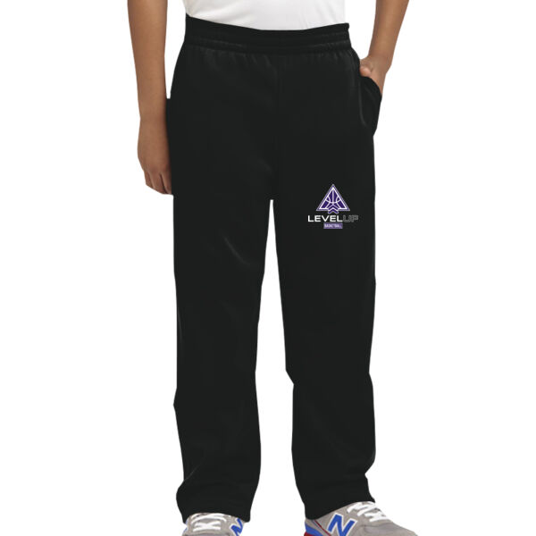 Level Up Basketball - Youth Sport Wick Fleece Pant Thumbnail